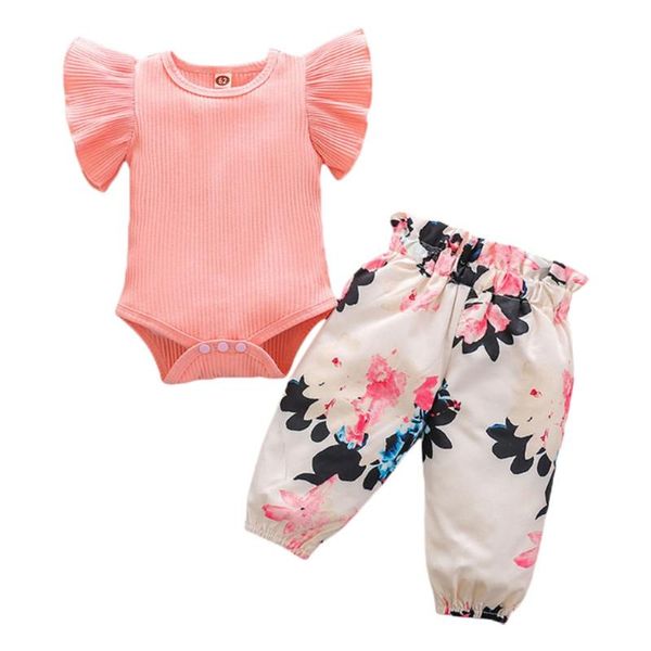 clothing sets infant baby girl clothes pure color short sleeve + floral print pants two-piece suits outfit spring autumn 0-12m, White
clothing sets infant baby girl clothes pure color short sleeve + floral print pants two-piece suits outfit spring autumn 0-12m, White