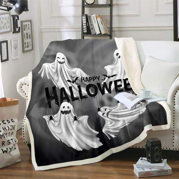 Halloween Throw Blanket Gothic Spooky Sherpa Blanket Kid Cartoon Flannel Blanket Ghost Bat Spider Web Reptile Fuzzy Plush
Halloween Throw Blanket Gothic Spooky Sherpa Blanket Kid Cartoon Flannel Blanket Ghost Bat Spider Web Reptile Fuzzy Plush
