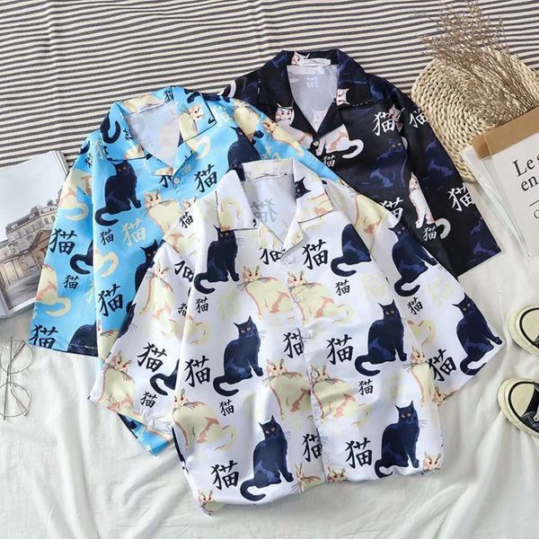 men's casual shirts shirtshort men's hawaiian short sleeve floral shirt summer fashion casual youth 5-sleeve sun protection beach, White;black 
men's casual shirts shirtshort men's hawaiian short sleeve floral shirt summer fashion casual youth 5-sleeve sun protection beach, White;black