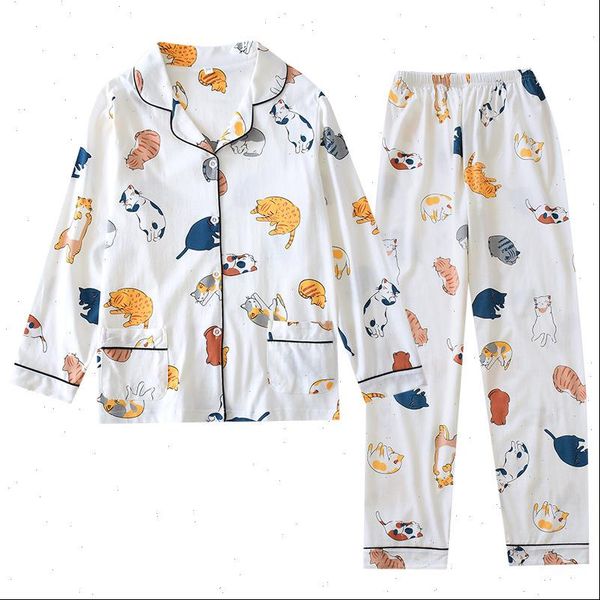 autumn pajamas short sleeved women sleepwear with long trousers cotton two piece home suit for pijama mujer, Black;red
autumn pajamas short sleeved women sleepwear with long trousers cotton two piece home suit for pijama mujer, Black;red