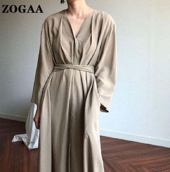 casual dresses zogaa 2021 women spring summer lace up button fashionable v-neck vintage oversize pure long dress fashion, Black;gray
casual dresses zogaa 2021 women spring summer lace up button fashionable v-neck vintage oversize pure long dress fashion, Black;gray