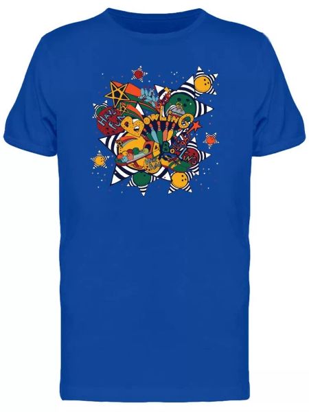 bowling night doodles men's tee -image by shutterstock, White;black
bowling night doodles men's tee -image by shutterstock, White;black