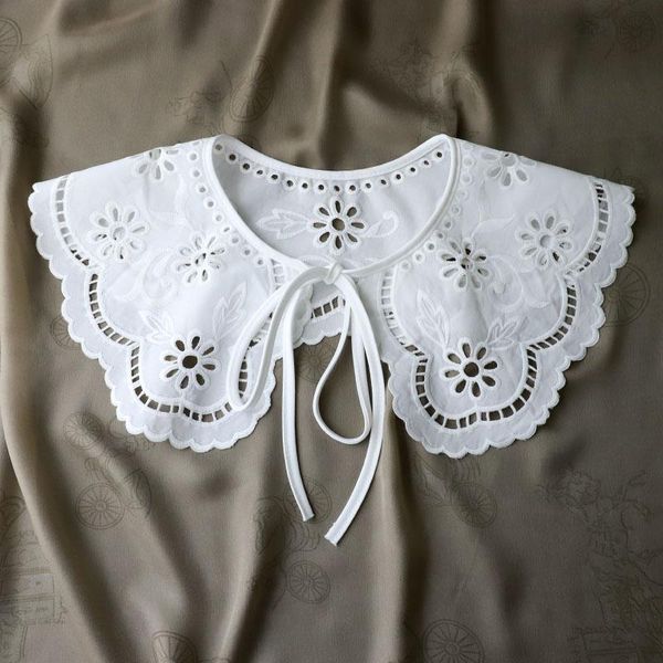scarves elegant female cotton embroidered fake collar shawl summer hollow lace cloak multifunctional sunscreen bow neck guard scarf p30, Blue;gray
scarves elegant female cotton embroidered fake collar shawl summer hollow lace cloak multifunctional sunscreen bow neck guard scarf p30, Blue;gray