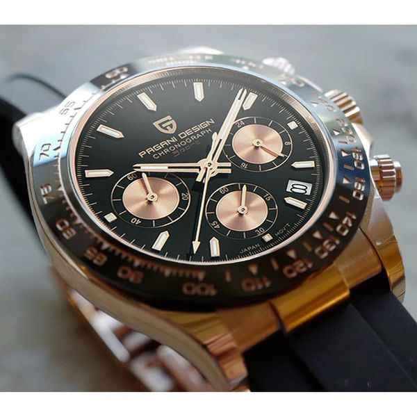 wristwatches pagani design homage mens watches with rubber watchband vk63 quartz movement automatic chronograph waterproof 100m sapphire, Slivery;brown
wristwatches pagani design homage mens watches with rubber watchband vk63 quartz movement automatic chronograph waterproof 100m sapphire, Slivery;brown