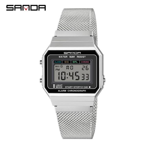 wristwatches fashion sanda super slim men's watches digital watch waterproof wristwatch male clock relogio masculino, Slivery;brown
wristwatches fashion sanda super slim men's watches digital watch waterproof wristwatch male clock relogio masculino, Slivery;brown