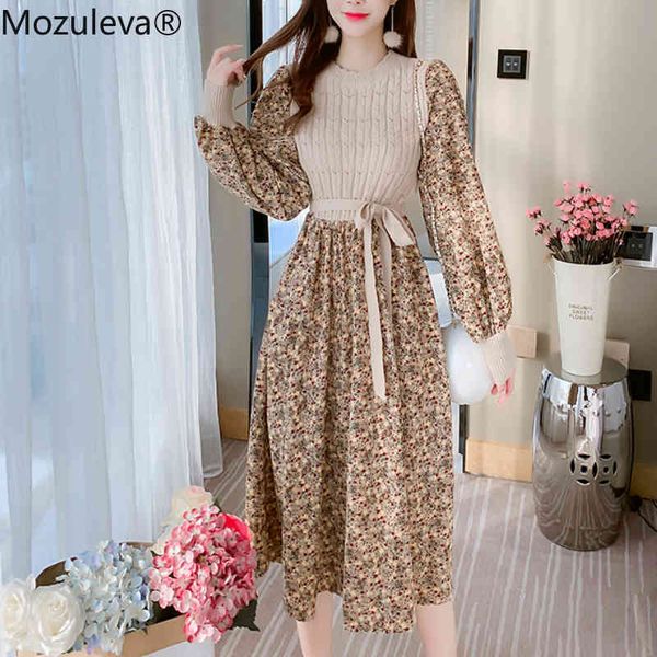pring holiday two temperament in the dress long sweater splicing render floral 210427, Black;gray
pring holiday two temperament in the dress long sweater splicing render floral 210427, Black;gray