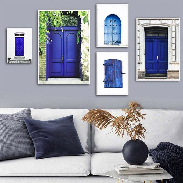 paintings blue doors mediterranean wall art window posters and prints nordic architecture pictures for living room decor
paintings blue doors mediterranean wall art window posters and prints nordic architecture pictures for living room decor