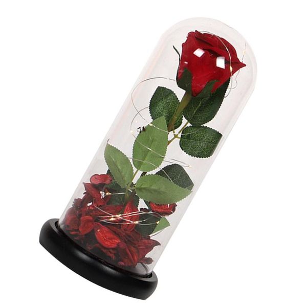 gift wrap glass cover led light simulation immortal rose deskornament valentine's day present home decor for women lady without batter
gift wrap glass cover led light simulation immortal rose deskornament valentine's day present home decor for women lady without batter