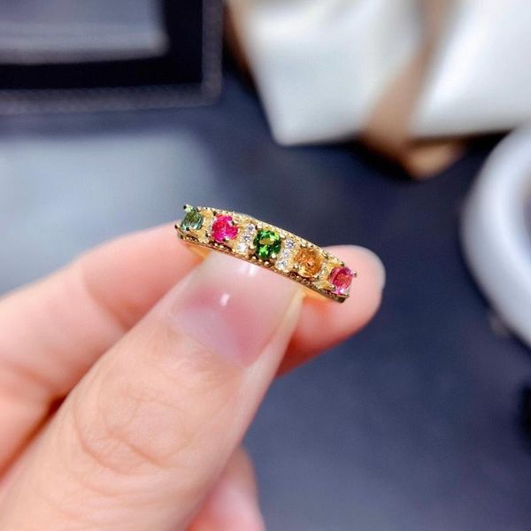 cluster rings 925 sterling silver inlaid natural candy color tourmaline 2021 fashion ring for a romantic party gift girls, Golden;silver
cluster rings 925 sterling silver inlaid natural candy color tourmaline 2021 fashion ring for a romantic party gift girls, Golden;silver