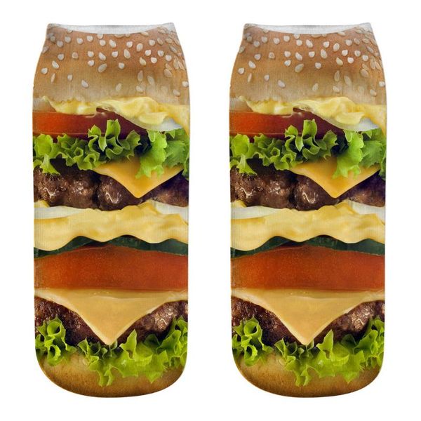 men's socks 3d print funny cute cartoon chips french fries short creative colorful multiple happy low ankle for women, Black
men's socks 3d print funny cute cartoon chips french fries short creative colorful multiple happy low ankle for women, Black