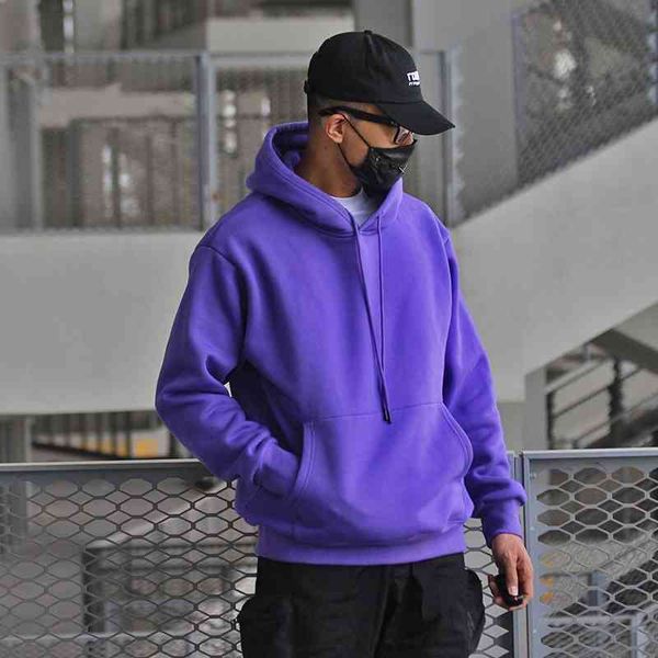 Ins simple solid color Plush men and women BF wind loose oversize cotton Hoodie, Gray-blue
Ins simple solid color Plush men and women BF wind loose oversize cotton Hoodie, Gray-blue