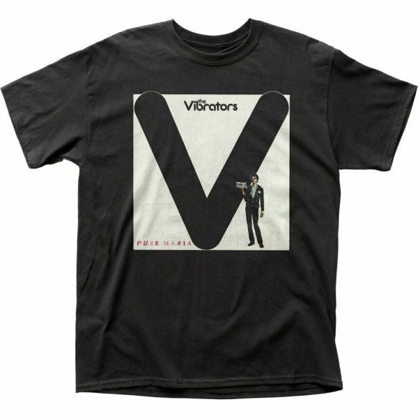 the vibrators pure mania t shirt mens licensed rock n roll band tee new black, White;black
the vibrators pure mania t shirt mens licensed rock n roll band tee new black, White;black