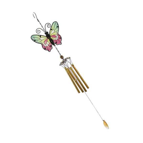 decorative objects & figurines 1pc metal wind chime iron art glass hanging aeolian bells windbell colored drawing crafts tube for home (gree
decorative objects & figurines 1pc metal wind chime iron art glass hanging aeolian bells windbell colored drawing crafts tube for home (gree