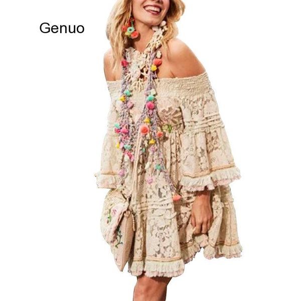 women dress 2021 autumn bohemian off-shoulder loose elegant lace flare sleeve tassel dresses femme vestido casual, Black;gray
women dress 2021 autumn bohemian off-shoulder loose elegant lace flare sleeve tassel dresses femme vestido casual, Black;gray