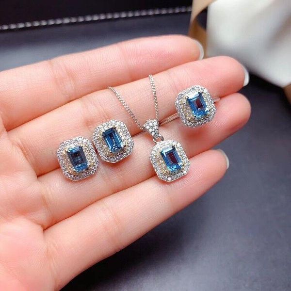 meibapj natural london blue z gemstone rectangle jewelry set 925 pure silver 3 pieces suit wedding for women bracelet, earrings & neckla, Black
meibapj natural london blue z gemstone rectangle jewelry set 925 pure silver 3 pieces suit wedding for women bracelet, earrings & neckla, Black