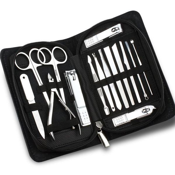 nail art kits 15 pcs manicure set stainless clipper kit cutter scissors tweezers cuticle grooming utility tools
nail art kits 15 pcs manicure set stainless clipper kit cutter scissors tweezers cuticle grooming utility tools