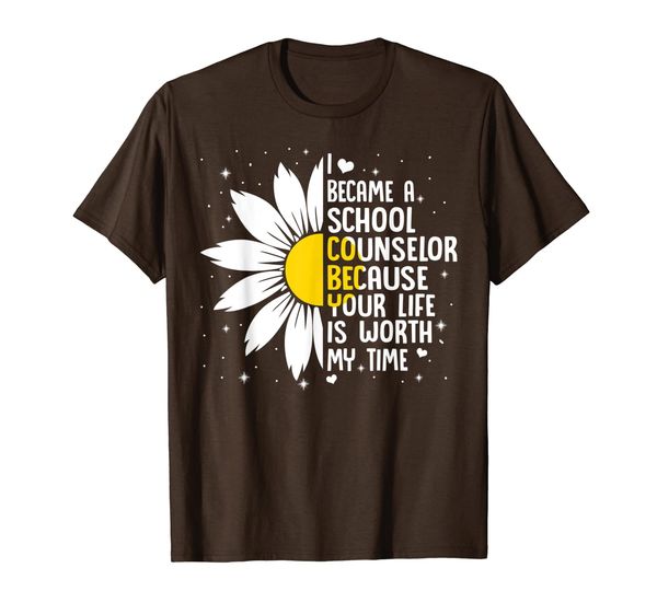 i became a school counselor because your life is worth, White;black
