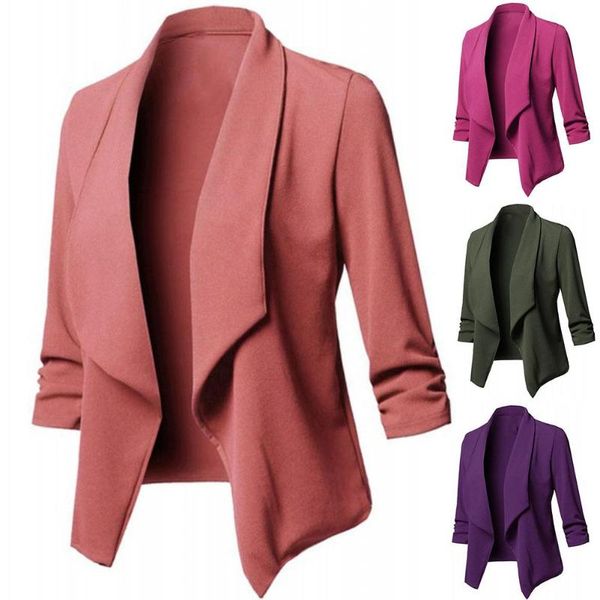fashion plus size women blazer coat long sleeve formal jacket cardigan office ms. work suit business autumn women's suits & blazers, White;black
fashion plus size women blazer coat long sleeve formal jacket cardigan office ms. work suit business autumn women's suits & blazers, White;black