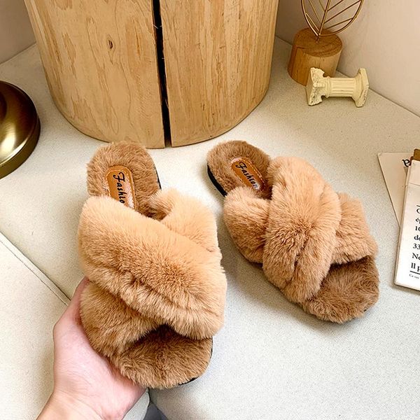slippers the fashion indoor flat women fluffy shoes woman cross fur home all-match slides furry ladies sweet cute, Black
slippers the fashion indoor flat women fluffy shoes woman cross fur home all-match slides furry ladies sweet cute, Black