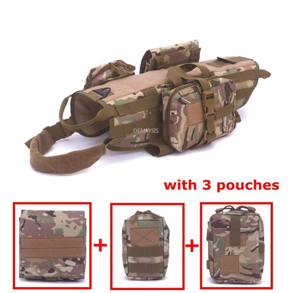 tactical dog vest with 3 pouches military training clothing harness adjustable army service hunting jackets, Camo;black
tactical dog vest with 3 pouches military training clothing harness adjustable army service hunting jackets, Camo;black