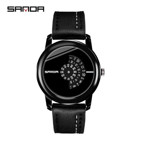 wristwatches sanda 2021 sell men watch unique rotating dial quartz wristwatch leather strap waterproof gift relogio masculino 1028, Slivery;brown
wristwatches sanda 2021 sell men watch unique rotating dial quartz wristwatch leather strap waterproof gift relogio masculino 1028, Slivery;brown