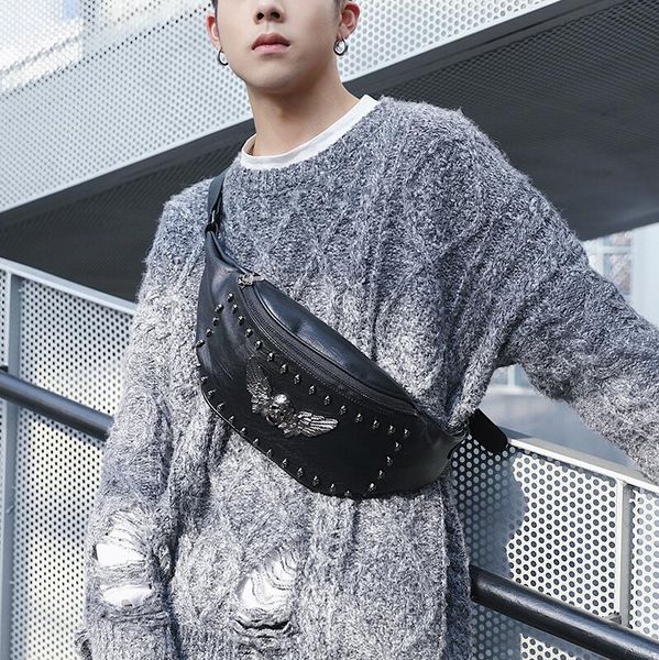 factory wholesale men bag ghost pattern mens cycling bags personality rivet punk shoulder handbag street cool skull messenger handbags
factory wholesale men bag ghost pattern mens cycling bags personality rivet punk shoulder handbag street cool skull messenger handbags