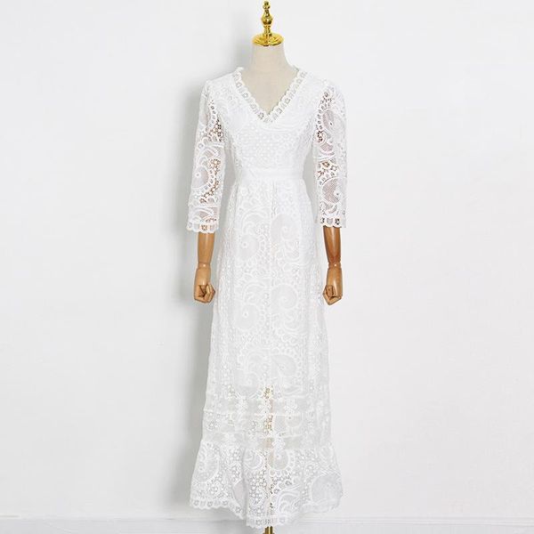 casual dresses french style retro elegant maxi dress lace-up v-neck female summer backless long vintage party formal evening, Black;gray
casual dresses french style retro elegant maxi dress lace-up v-neck female summer backless long vintage party formal evening, Black;gray