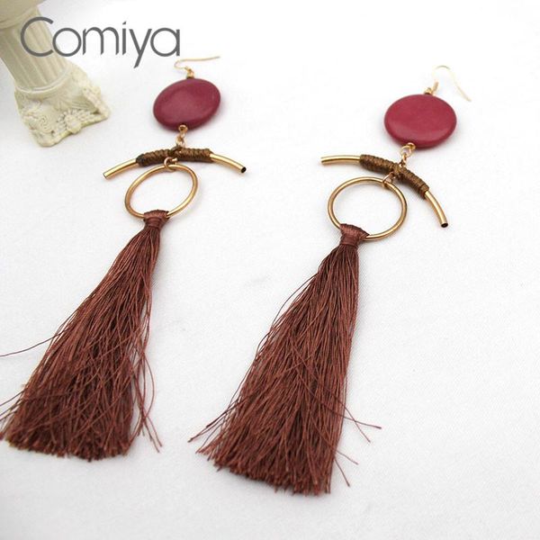 korean desogner gold tassel pendientes mujer moda vintage earrings for women aretes statement long femme golden earring jewelry dangle & cha, Silver
korean desogner gold tassel pendientes mujer moda vintage earrings for women aretes statement long femme golden earring jewelry dangle & cha, Silver