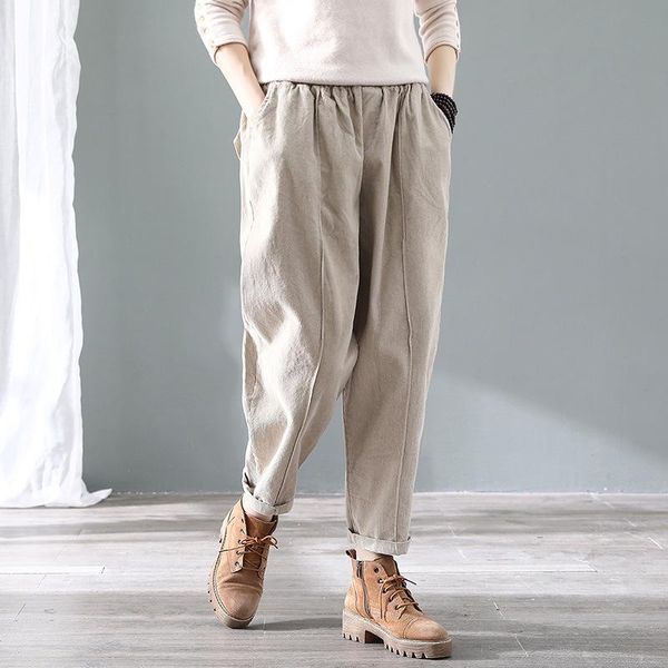 women's pants & capris women retro elastic waist corduroy ladies patchwork loose autumn spliced solid color trousers female 2021 vintag, Black;white
women's pants & capris women retro elastic waist corduroy ladies patchwork loose autumn spliced solid color trousers female 2021 vintag, Black;white
