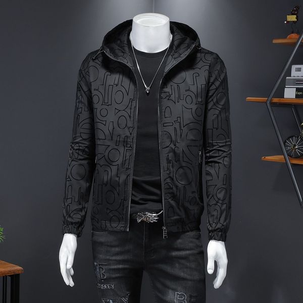 the fine fleece hoodies men's hooded jacket in spring 29, Black