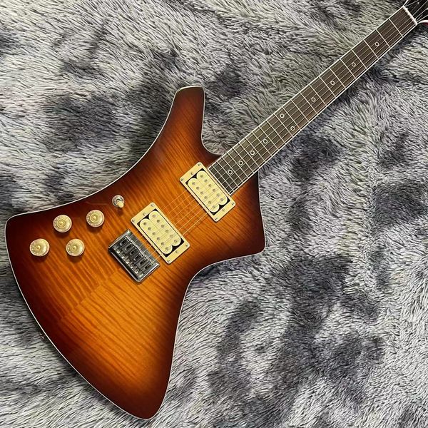 custom grand washb flamed left handed electric guitar 
custom grand washb flamed left handed electric guitar