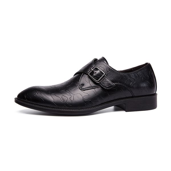 464748 size 2020 mens pointed leather shoes monk shoes european and american fashion monk shoe cross-border large size alligator pattern lea, Black
464748 size 2020 mens pointed leather shoes monk shoes european and american fashion monk shoe cross-border large size alligator pattern lea, Black