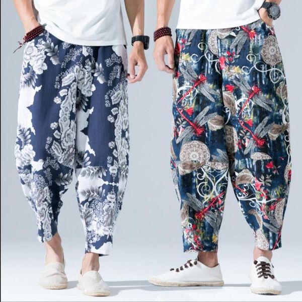 men's pants m-5xl 2021 summer thin section breathable linen printing casual nine men loose large size wide leg flower bloomers, Black
men's pants m-5xl 2021 summer thin section breathable linen printing casual nine men loose large size wide leg flower bloomers, Black