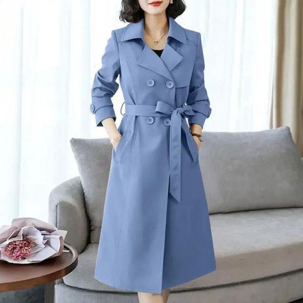 women's trench coats women coat elegant fashion korean double breasted belt windbreaker classic vintage office lady long spring clothes, Tan;black
women's trench coats women coat elegant fashion korean double breasted belt windbreaker classic vintage office lady long spring clothes, Tan;black