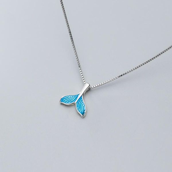 pendant necklaces 925 solid sterling silver fashion blue fishtail necklace 40cm box clavicle chain fine jewelry for women girls teen gift
pendant necklaces 925 solid sterling silver fashion blue fishtail necklace 40cm box clavicle chain fine jewelry for women girls teen gift