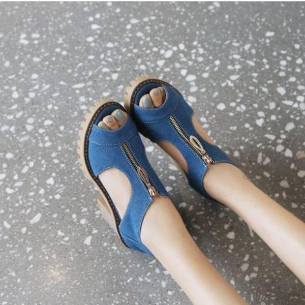 dress shoes thick heels summer for women peep toe casual canvas ladies sandals zipper platform women's sandalias 2021 big size 43, Black
dress shoes thick heels summer for women peep toe casual canvas ladies sandals zipper platform women's sandalias 2021 big size 43, Black