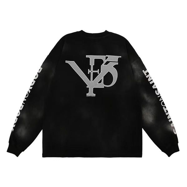 men's hoodies & sweatshirts gradient spray-on heavy-weight wash water retro turtleneck sweater, Black
men's hoodies & sweatshirts gradient spray-on heavy-weight wash water retro turtleneck sweater, Black