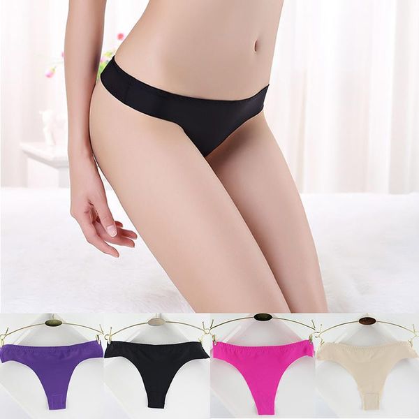 women's panties thong ice silk seamless one-piece ultra-thin underwear women temptation solid color low-waist t-pants xl, Black;pink
women's panties thong ice silk seamless one-piece ultra-thin underwear women temptation solid color low-waist t-pants xl, Black;pink
