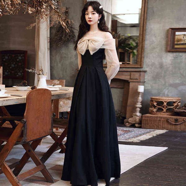 luxury prom dresses banquet 2021 autumn long sleeve temperament off the shoulder can wear black elegant annual party evening at ordinary
luxury prom dresses banquet 2021 autumn long sleeve temperament off the shoulder can wear black elegant annual party evening at ordinary