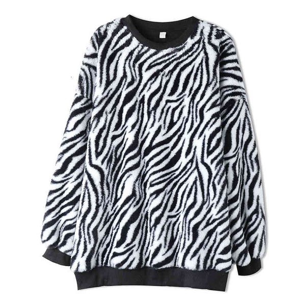 women's hoodies & sweatshirts zebra pattern sweater women spring and autumn new loose long-sleeved small crewneck sweatshirt a, Black
women's hoodies & sweatshirts zebra pattern sweater women spring and autumn new loose long-sleeved small crewneck sweatshirt a, Black