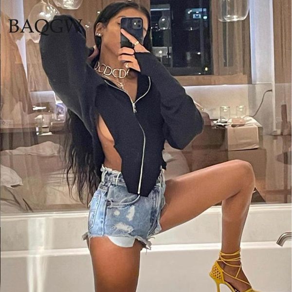 women's hoodies & sweatshirts autumn fashion zipper irregular design black streetwear long sleeve hooded cardigan slim hollow sweatshir
women's hoodies & sweatshirts autumn fashion zipper irregular design black streetwear long sleeve hooded cardigan slim hollow sweatshir