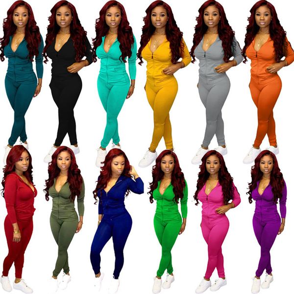 ladies pant women two piece pants tracksuits long sleeved sports suit cardigan trousers 12 kinds of solid colors fitness wear running clothe, White
ladies pant women two piece pants tracksuits long sleeved sports suit cardigan trousers 12 kinds of solid colors fitness wear running clothe, White