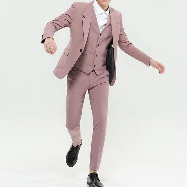 men's suits & blazers 2022 casual suit three-pieces for wedding slim fit male conjuntos de blazer sets jacket pants with vest itilian s, White;black
men's suits & blazers 2022 casual suit three-pieces for wedding slim fit male conjuntos de blazer sets jacket pants with vest itilian s, White;black