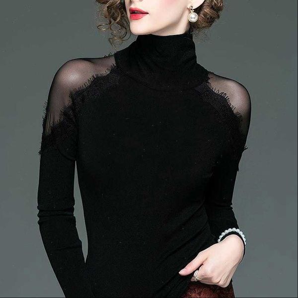 women womens shirts spring autumn style lace blouses lady casual turtleneck off shoulder blusas df3132, White
women womens shirts spring autumn style lace blouses lady casual turtleneck off shoulder blusas df3132, White