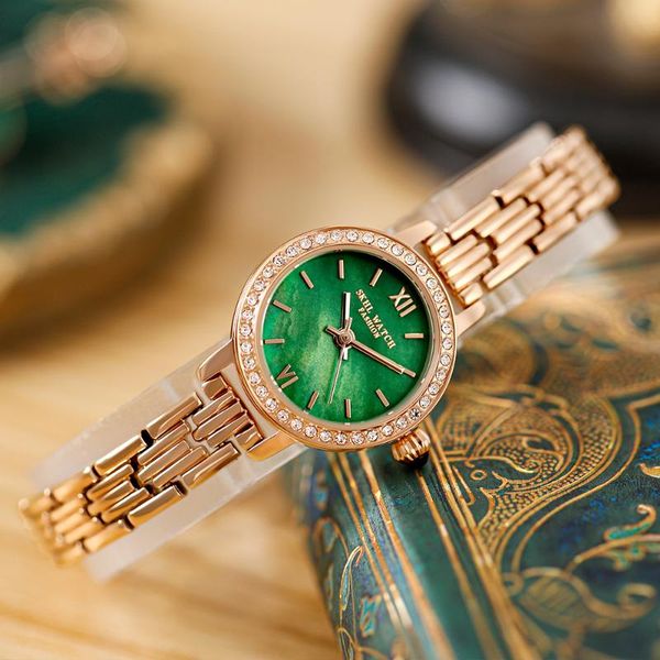 wristwatches watch female gypsophila retro small gold temperament simple steel band ladies bracelet quartz luxury, Slivery;brown
wristwatches watch female gypsophila retro small gold temperament simple steel band ladies bracelet quartz luxury, Slivery;brown