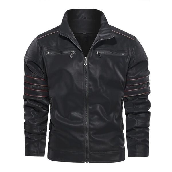 men's fur & faux autumn winter leather jackets motorcycle pu jacket male biker coats men clothing quality, Black
men's fur & faux autumn winter leather jackets motorcycle pu jacket male biker coats men clothing quality, Black