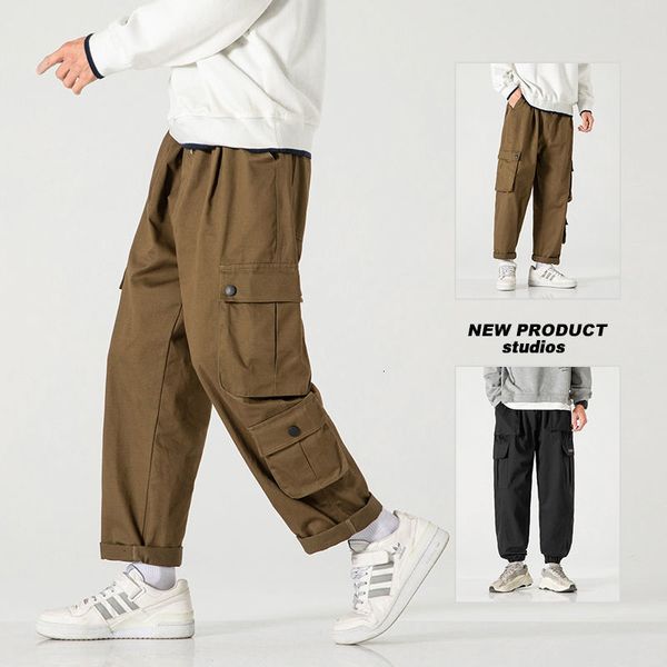 men's pants fashion straight casual hip hop cargo baggy streetwear oversized joggers sweatpants large pocket trousers m-5xl i4ug, Black
men's pants fashion straight casual hip hop cargo baggy streetwear oversized joggers sweatpants large pocket trousers m-5xl i4ug, Black