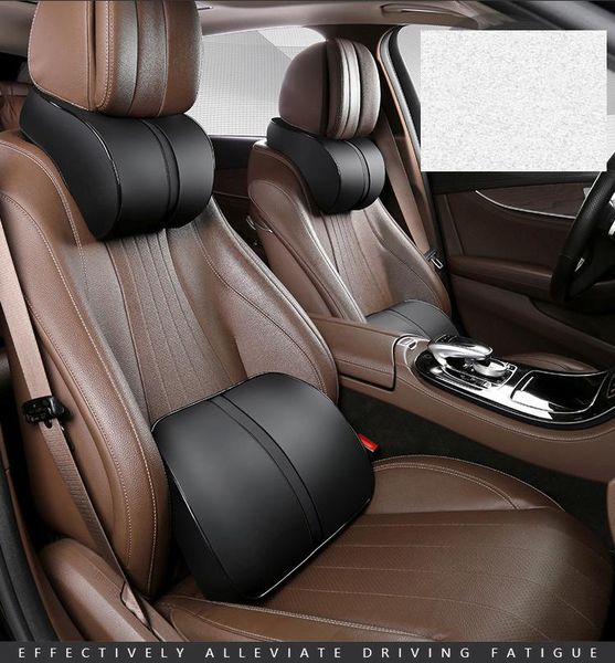 seat cushions pu leather car neck pillow lumbar support memory foam headrest backrest for travel spine decompression
seat cushions pu leather car neck pillow lumbar support memory foam headrest backrest for travel spine decompression