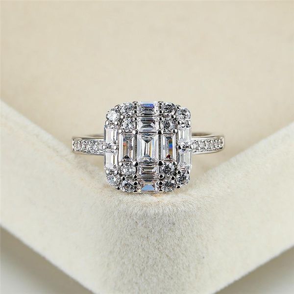 wedding rings vintage female white crystal stone ring charm silver color simple square thin engagement for women, Slivery;golden
wedding rings vintage female white crystal stone ring charm silver color simple square thin engagement for women, Slivery;golden