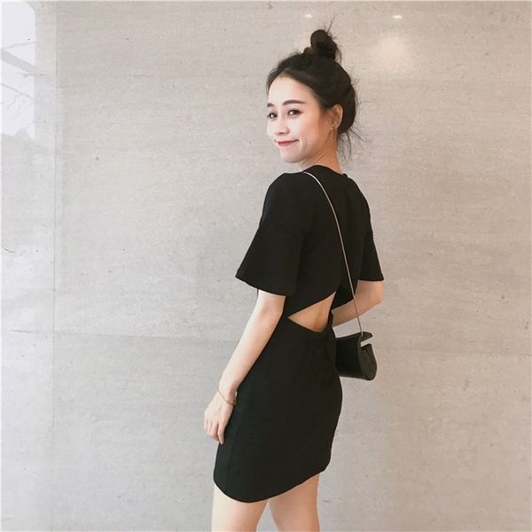 2021 new women's retro black tight short sleeve, round neck, mini evening , solid color, basic, slim, casual, add on, large, soft ce6x, Black;gray
2021 new women's retro black tight short sleeve, round neck, mini evening , solid color, basic, slim, casual, add on, large, soft ce6x, Black;gray